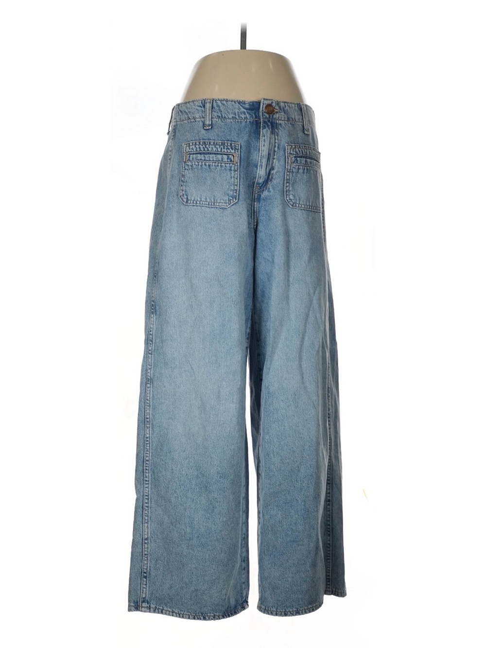 Old Navy Light Blue Wide-Leg Jeans